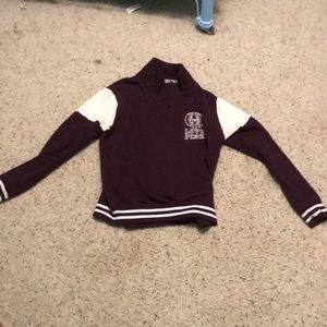 Pink pullover/ quarter zip